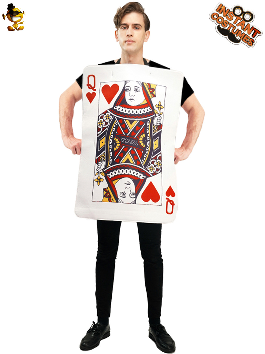 Poker pareja ropa melocotón corazón reina flor de ciruelo rey melocotón corazón rey carnaval divertido ropa de fiesta hombres y mujeres mismo estilo lote