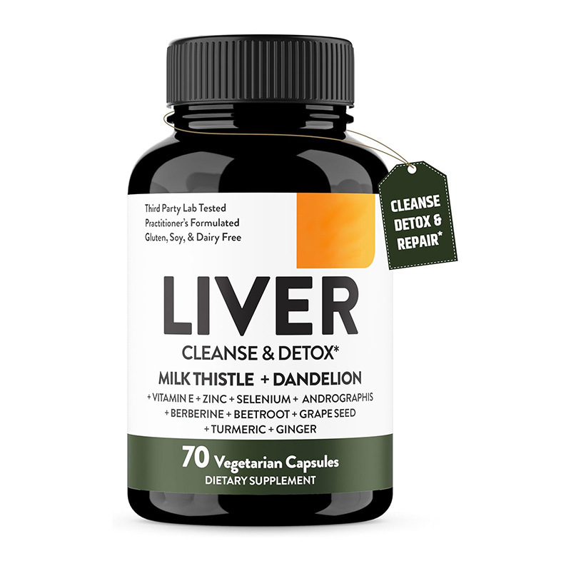 tk ホット セール クリーニング カプセル 70 カプセル/ボトル LiverCleanse&DetoxSupports Heal スポット ドロップシッピング|undefined