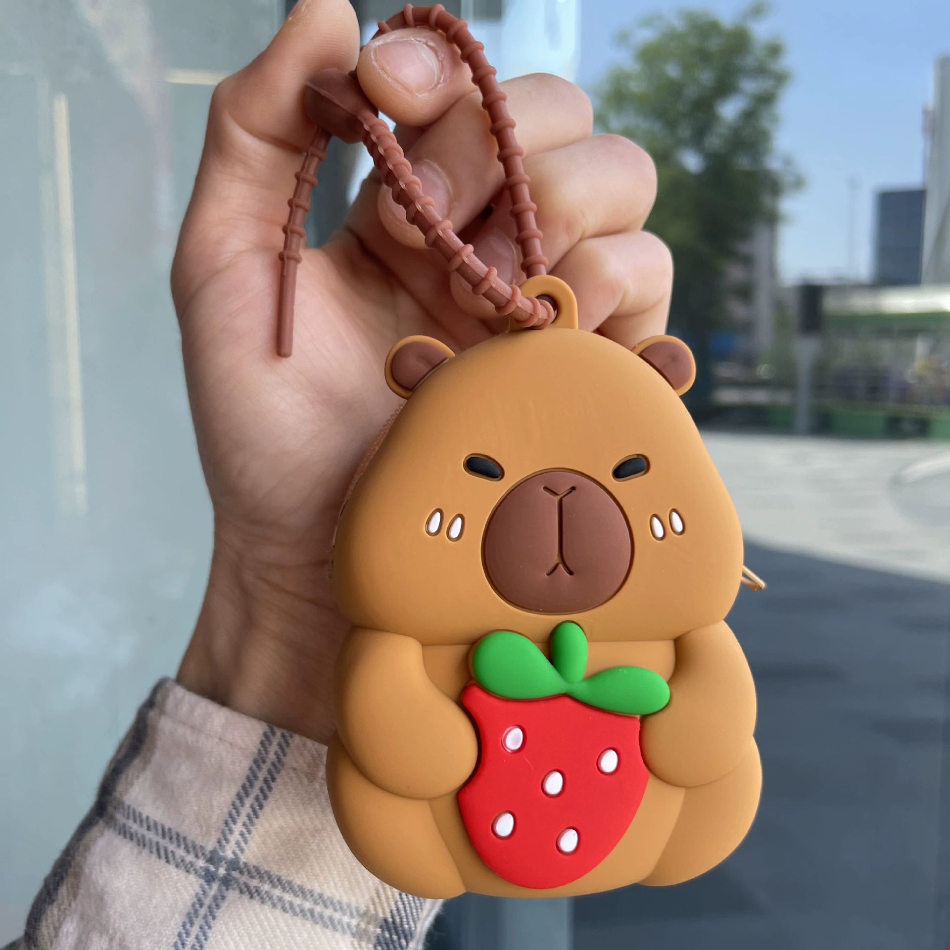 Sanrio силиконовый кошелек, сумочка для ключей, брелок, подвеска, подарок на день рождения