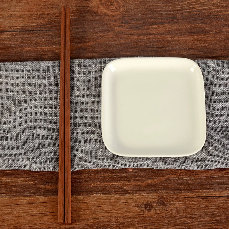 Прямые поставки с фабрики Дехуа Белая фарфоровая домашняя приправа Чистая белая минималистичная гостиничная логотипа