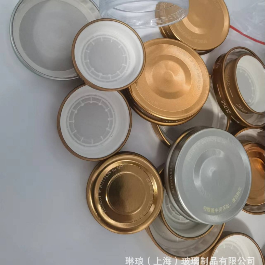 出口PT盖花胶盖高温燕窝盖食品级高温盖玻璃瓶密封果酱高温密封
