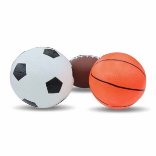 Inflatable Pat Ball Toy Football Basketball Rugby Training Set 1-3 Years Old Kindergarten Family Interactive Early Education