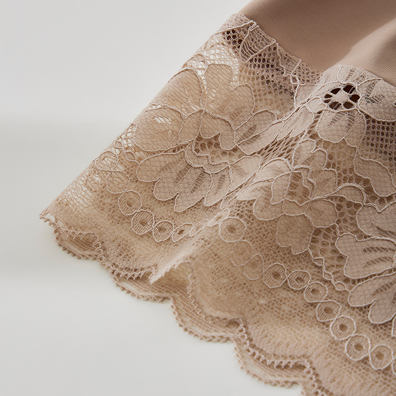 Nuevos pantalones de encaje de hielo para mujeres, encaje sexy, ropa interior de cintura alta transpirable, comercio exterior transfronterizo