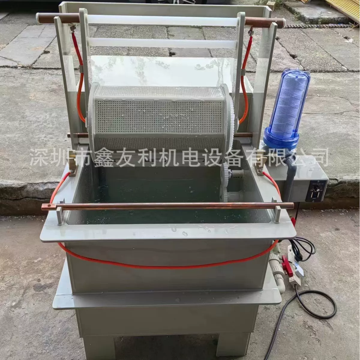 厂家直销定制小型滚镀机 滚镀设备  电镀滚桶 滚镀槽 手提滚筒