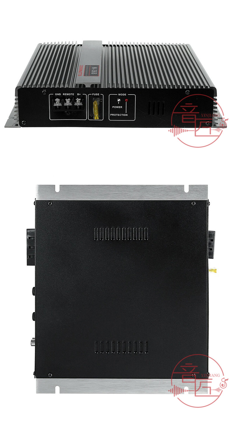 Factory N-368 two-way two-channel car audio fever amplifier car subwoofer two-way 2200W amplifier