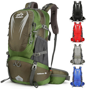 Cross-border Amazon outdoor multi-functional mountaineering bag hiking camping 40L large bag men and women trendy backpack