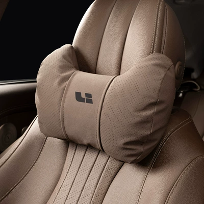 Ideal Headrest Car Neck Pillow L9/L8/L7/L6/I6 In-Car Cushion One Car Seat Backrest Pillow (Headrest) - horn-style-chestnut-brown-ideal-headrest-single-pack