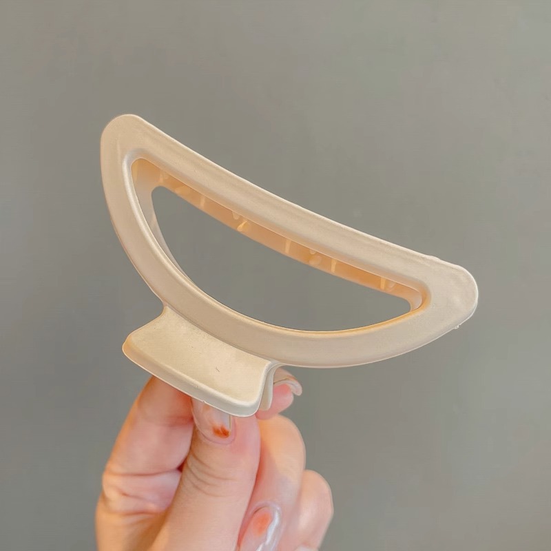 Gran volumen de cabello, horquilla larga, sentido avanzado femenino 2025 nuevo clip de agarre completo, clip de tiburón, tocado, horquilla