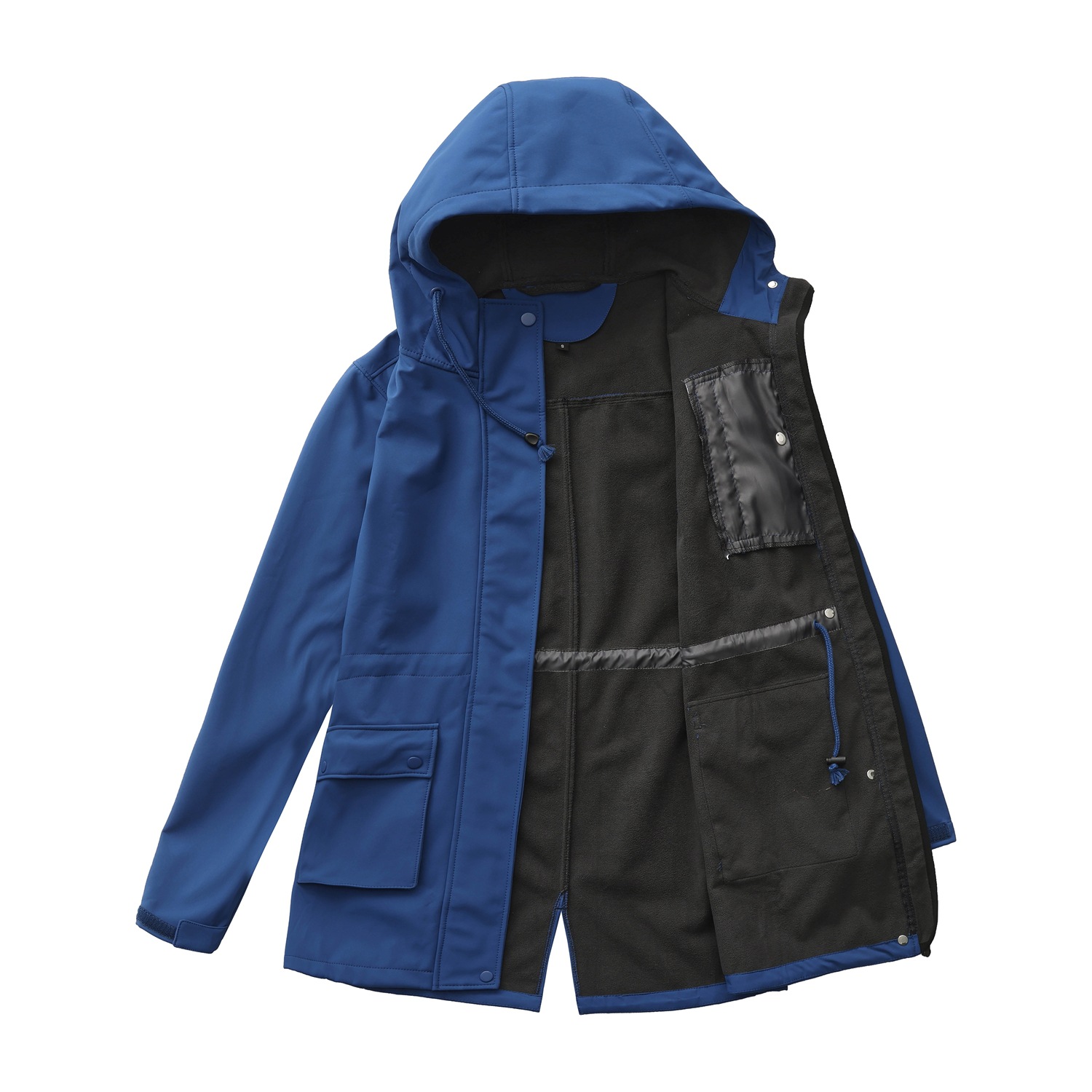Waterdichte windjack met capuchon voor dames - lichtgewicht regenjas voor herfst en winter (EU-maten S-XXXL)_voghion.com