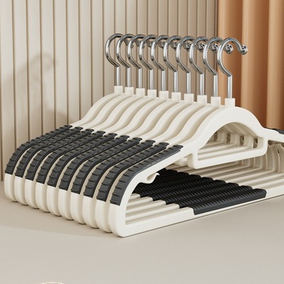 淘抖好物推荐单品多功能防滑衣架整理收纳干湿两用无痕衣架直供|ms