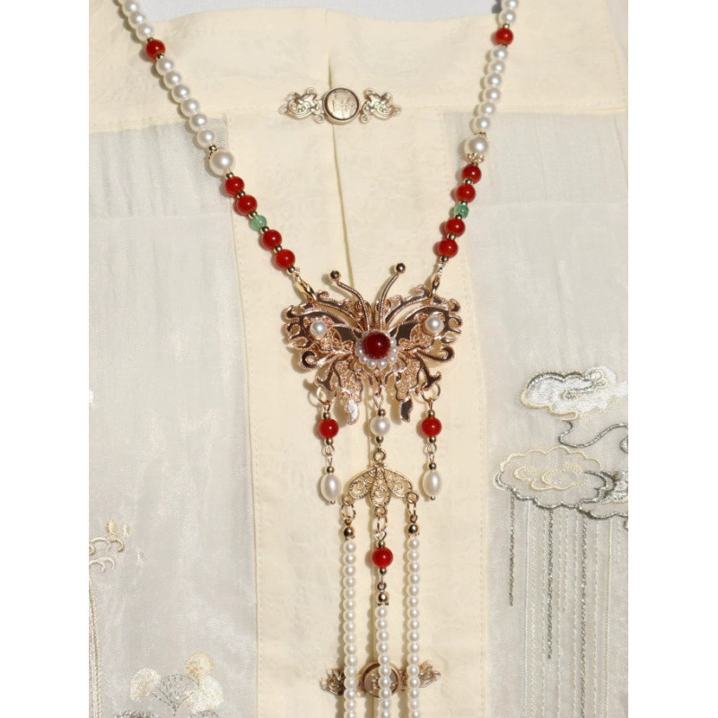 Новая универсальная юбка-чонсам с кисточками в стиле Мин, новая юбка мамиан в китайском стиле, национальный стиль, ручная работа, этнический стиль, дворцовый стиль