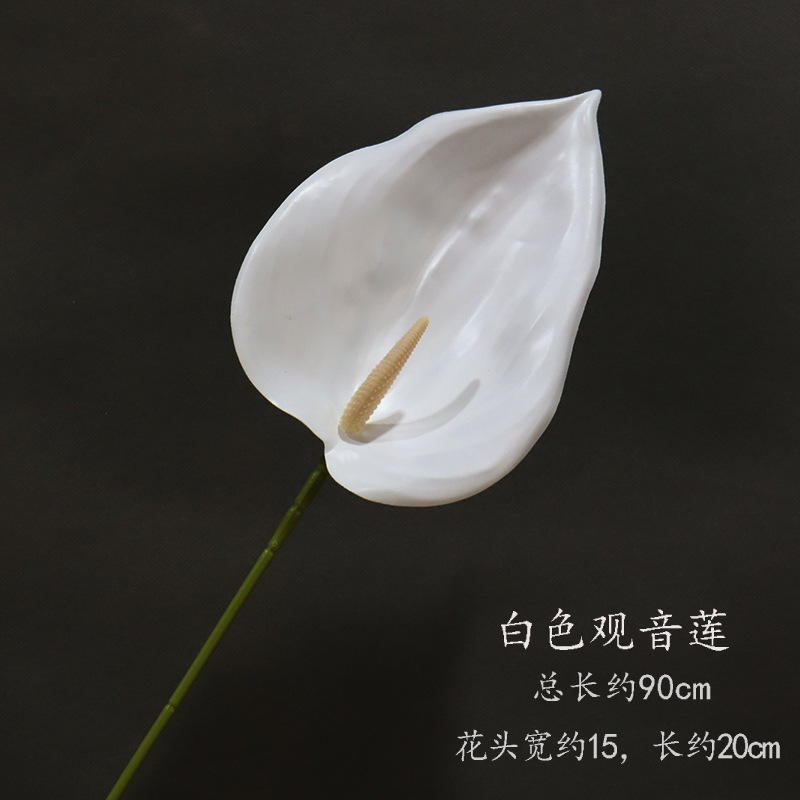 Material de flor de boda blanco brumoso artificial Misty Wedding Hall decoración camino plomo arreglo de flores techo flor artificial Flor de plástico