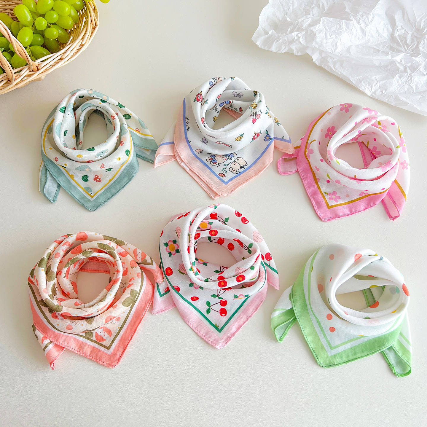Children's windproof autumn scarf