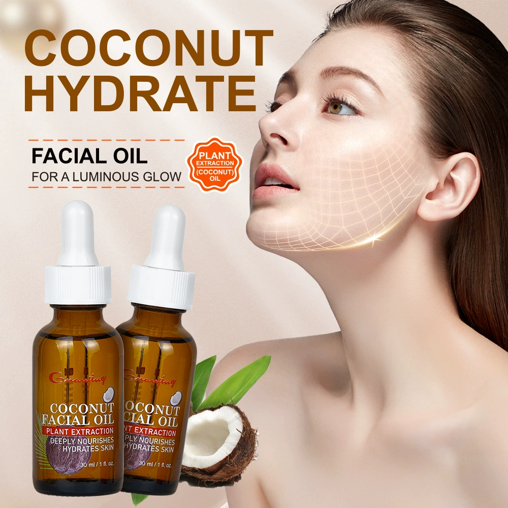 Кокосовое масло для лица GUANJING, кросс-бордерная косметика, эссенция кокосового масла