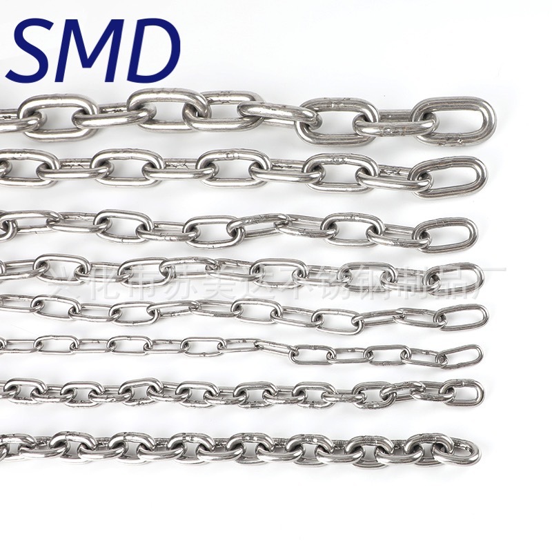 苏美达304不锈钢链条吊灯链 短环链狗链 防盗链 装饰链 起重链条