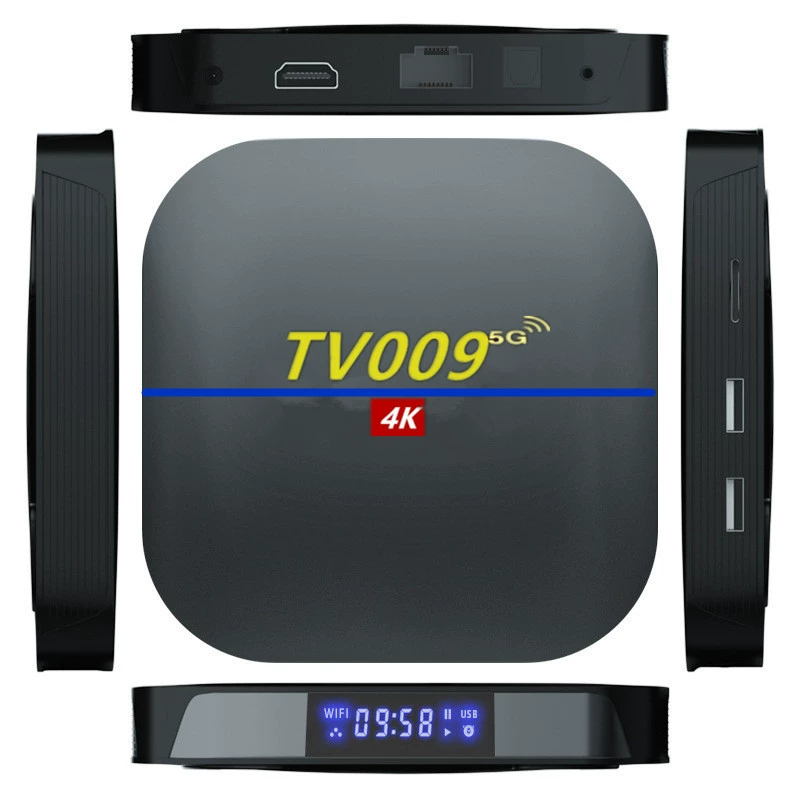 Заводская прямая продажа ATV TV09 сетевой ТВ приставка Skytop 5G WIFI Network Topstick Smart TV Box