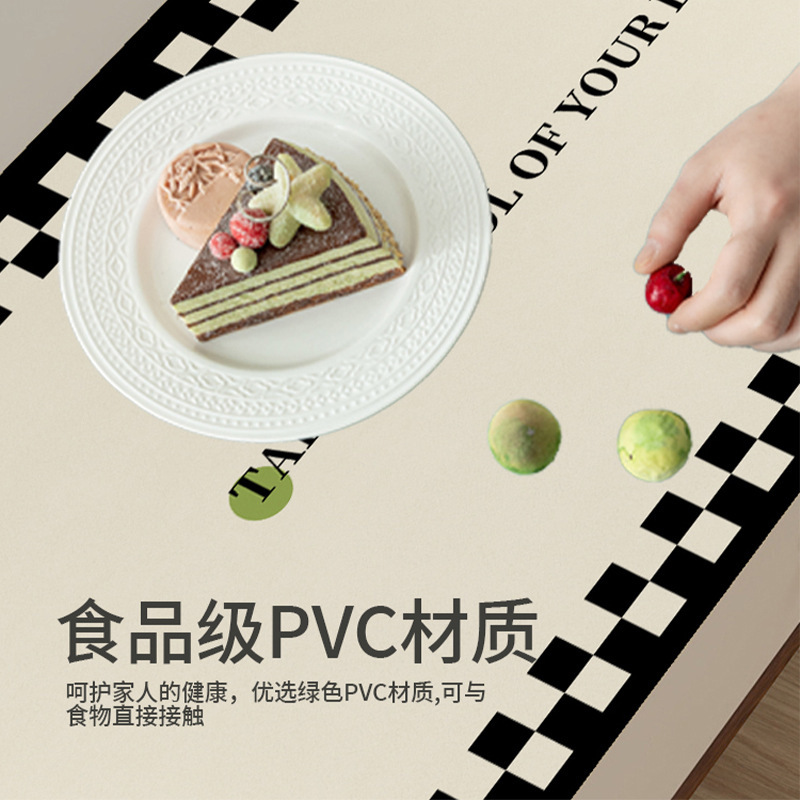 軽くて高級感のあるテレビキャビネットテーブルマット、下駄箱、防水、耐油、洗濯不要、火傷防止サイドボードカバー、カウンタートップマット|undefined