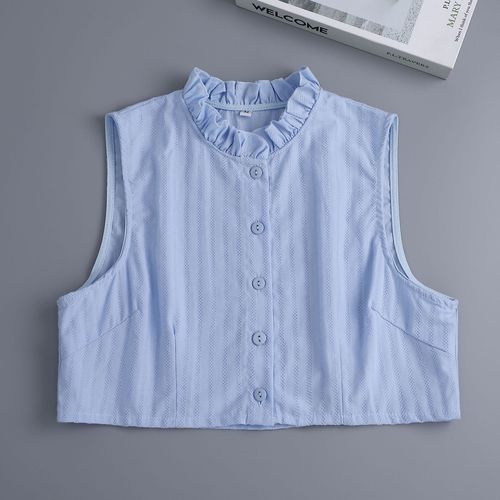 Autumn and winter new hemp fake collar, women's shirt collar, fashionable fake collar, lotus leaf collar, fake collar