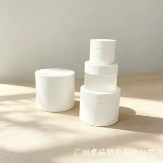 磨砂双层膏霜罐15ml/20ml/50ml/100ml内胆眼霜面霜罐蒙砂面霜瓶