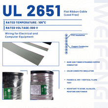 UL2651�K�ž�28AWG��Ҏ�h��������ϩPVC�^��2-50о��a�~�K�ž�