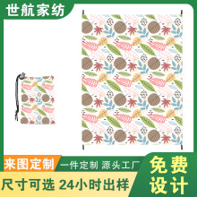 户外海边防潮垫野餐垫户外牛津布防水露营垫折叠便携沙滩垫定制