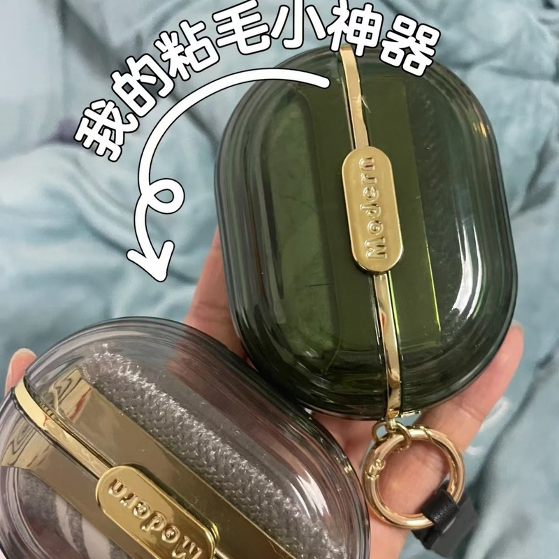 軽量高級両面粘着式糸くず取り器、取り外し可能なロール紙、持ち運びが簡単、衣類用粘着紙糸くず取り器、シーツ用糸くず取りブラシ|undefined