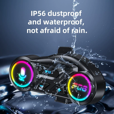 Radio Colorful Waterproof Noise Reduction | Motorcycle Helmet Headset