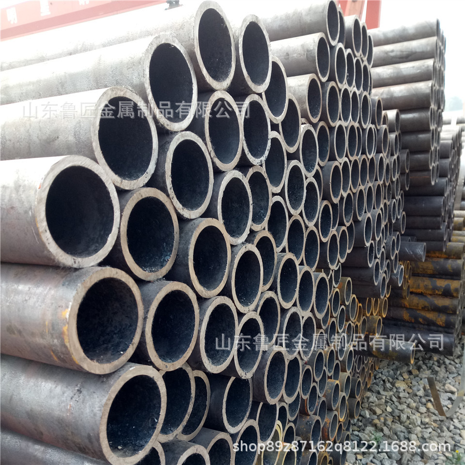 Q345厚壁钢管切割厚壁无缝钢管厂家批发16mn低合金钢管可零切