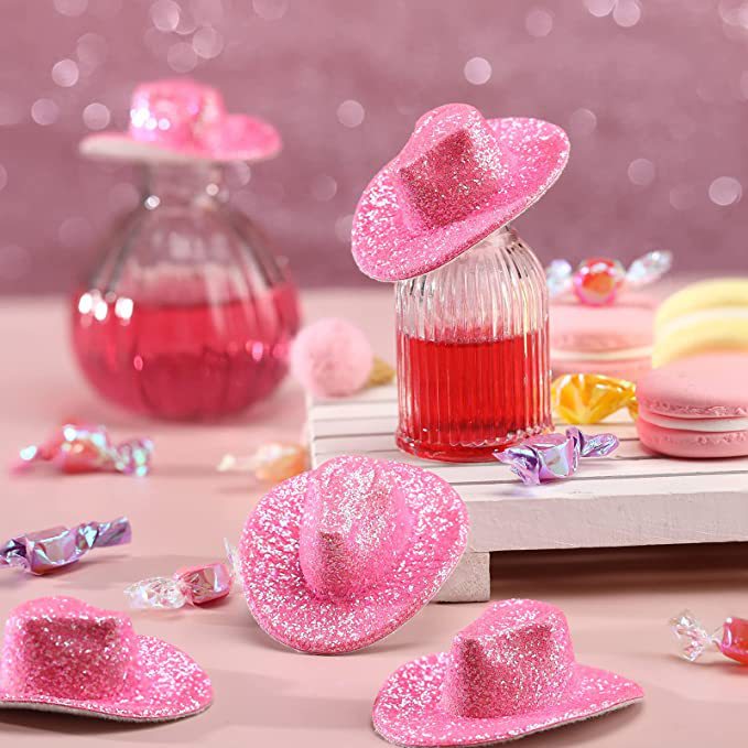 Neon Flash espacio sombrero de vaquero-diversión metal holográfico fiesta discoteca sombrero de vaquera