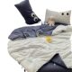Ins New Class A Cartoon Skin-friendly Towel Embroidered Summer Quilt Four-piece Air-conditioning Quilt Three-piece Summer Cool Quilt Bedding