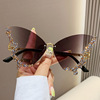 Retro sunglasses, advanced glasses suitable for photo sessions, high-quality style