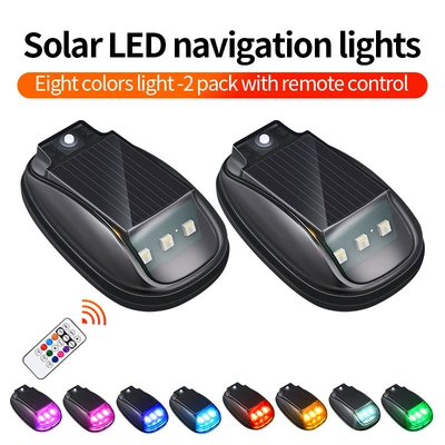 Other lights Ambient Light Modified Wireless Car - solar-mouse-light-2-lights-1-remote-control