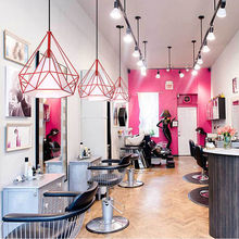 发廊美发专用钻石装饰创意个性超亮理发店奶茶火锅店复古灯具吊灯