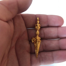 合金尼泊尔手工艺密宗法器金刚镢大威德金刚降魔杵普巴杵吊坠男女