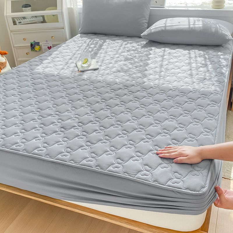 2025 nuevo estilo 2023 nuevo estilo soya funda de cama de una sola pieza funda protectora de colchón sábana acolchada funda de cama a prueba de polvo invierno