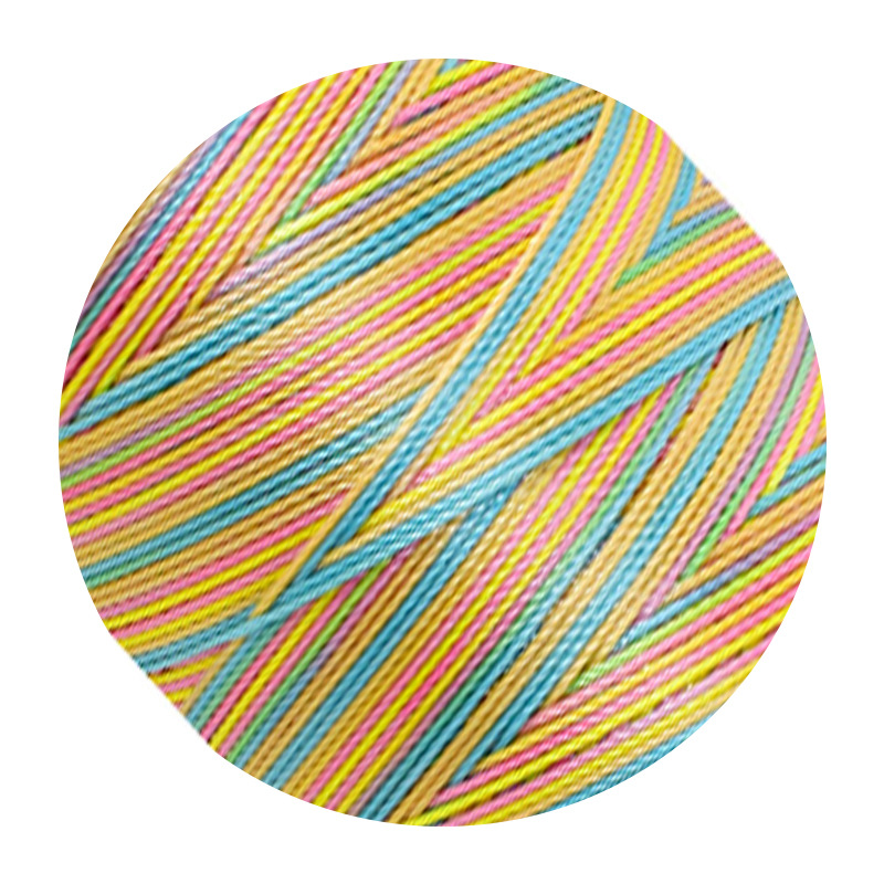 Nuevo 9 hebras de 0,5 mm línea de tejido pulsera collar di di dragón cuerda de mano cuerda de color gradiente cuerda de hilo de texto