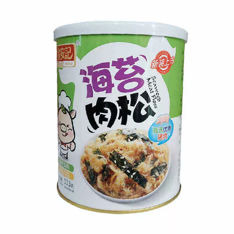 Оригинальная мясная нить Jin An Ji (Original meat floss), водоросли, хрустящий свиной биимбап, детский биимбап, приправы, детская мясная нить