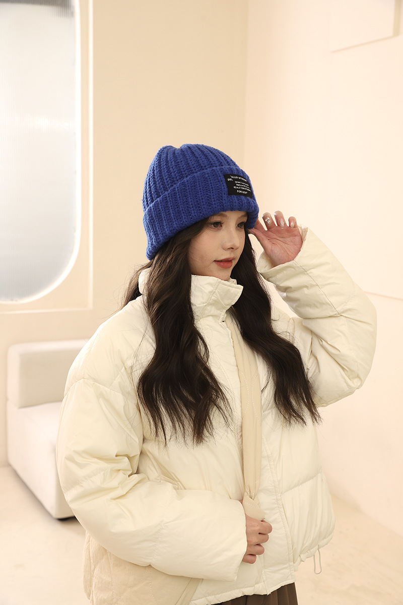 Lana oversize tinta unita per autunno e inverno, pile lavorato a maglia, versione coreana, coppia femminile all'aperto, escursioni calde_voghion.com