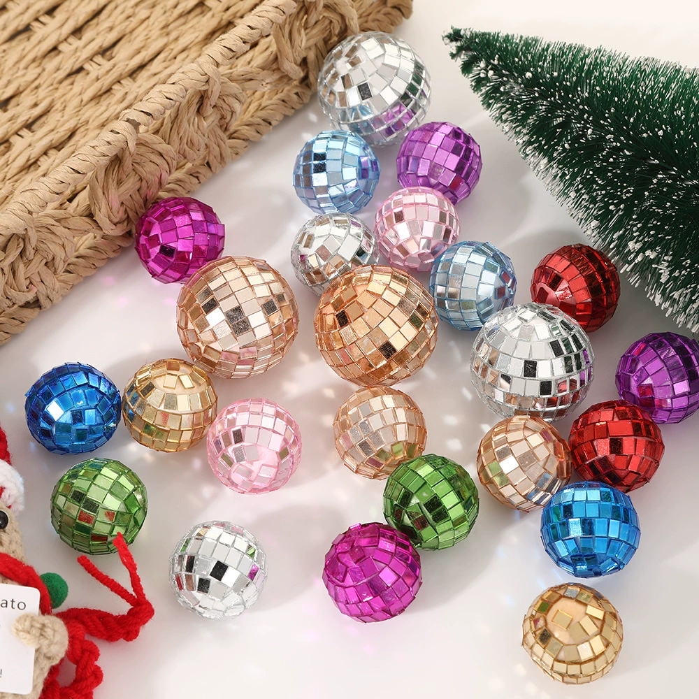 Трансграничные украшения рождественской елки пузырчатые стеклянные шары бар свадебное оформление лазерный зеркальный шар светоотражающие диско-шары