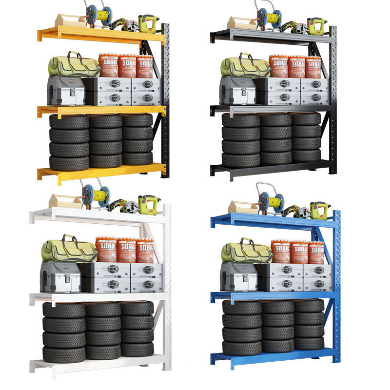 Estante de almacenamiento Estante de almacenamiento de carga pesada multicapa Estante de almacenamiento de almacenamiento de piso Estante de carga comercial Estante de almacenamiento de supermercado