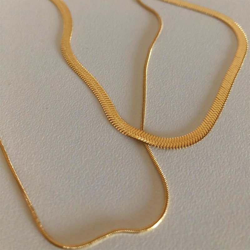 8g Weight Necklace Classification 1 Piece Quantity Daily Occasion Metal Material Geometric Pattern Women'S Gender Plating Design Fashion Style 1 Piece Fashion Geometric Metal Plating Women's Necklace 8