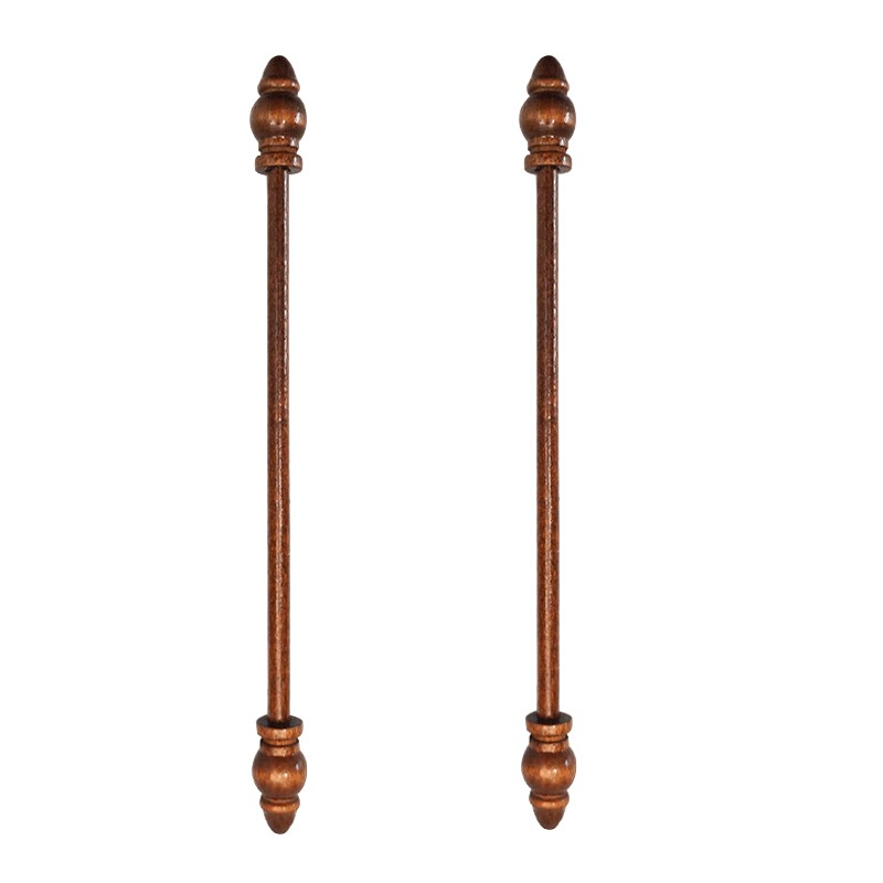 Wooden Hanging Rod Fabric Hanging Rod DIY Patchwork Decorative Embroider Accessories Wooden Rod Hanging Painting Hanging Scroll Wall Decoration