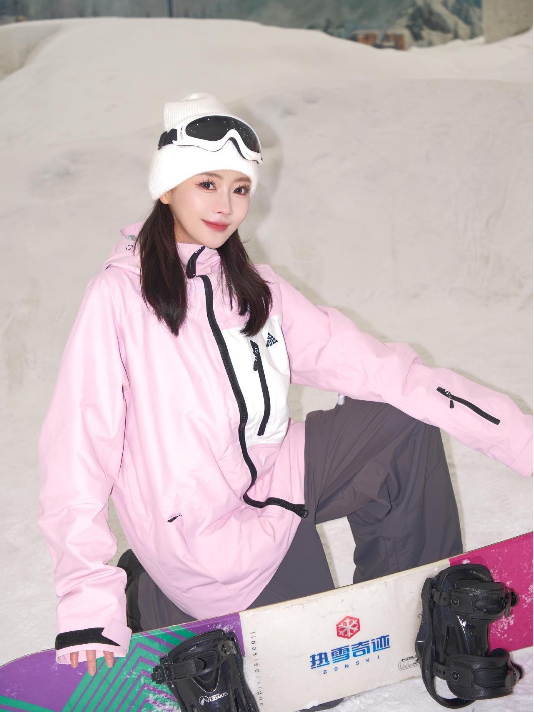 fábrica de ropa de esquí sin costura toda prensada de goma de esquí