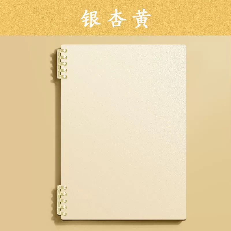 Loose-leaf Notebook Morandi B5, Thick Detachable Pages, Hand-friendly — A5/B5/A4, Pastel Covers