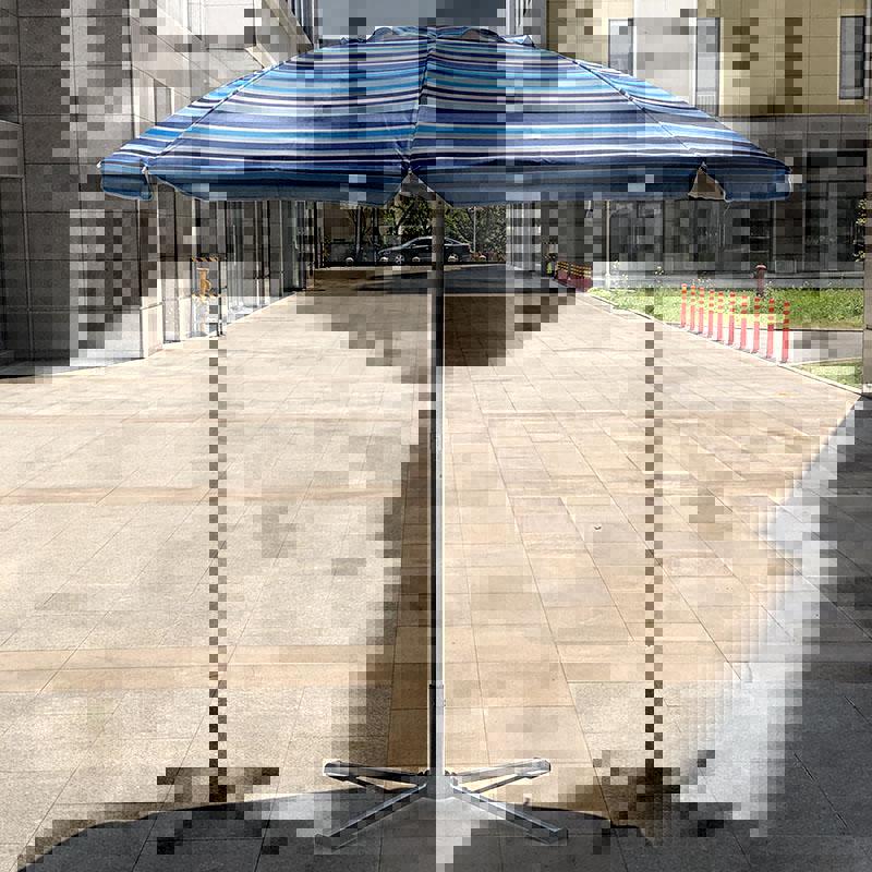 Base de paraguas al aire libre paraguas de sol base de paraguas grande base de cuatro patas de hierro plegable paraguas de sol asiento inferior fijo asiento inferior acero laminado en frío