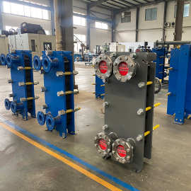 工业用BR板式换热器 生产小区供暖可拆卸板式换热设备 热水交换器