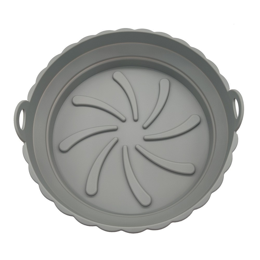 Amazon Hot Silicone Air Fryer Plate Grado de alimentos hogar plegable Silicone Air Fryer Plate