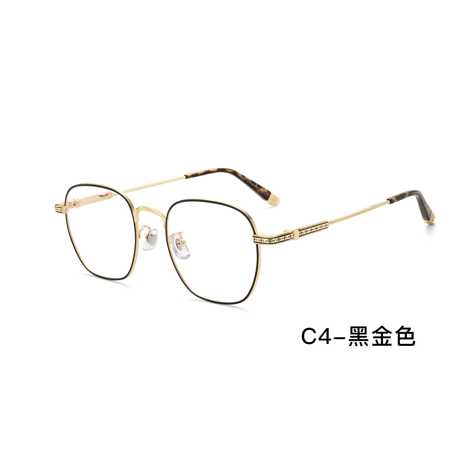 Crostar pu hombres guapos gafas de miopía marco cuadrado redondo pesado arte espejo diseño Danyang gafas al por mayor