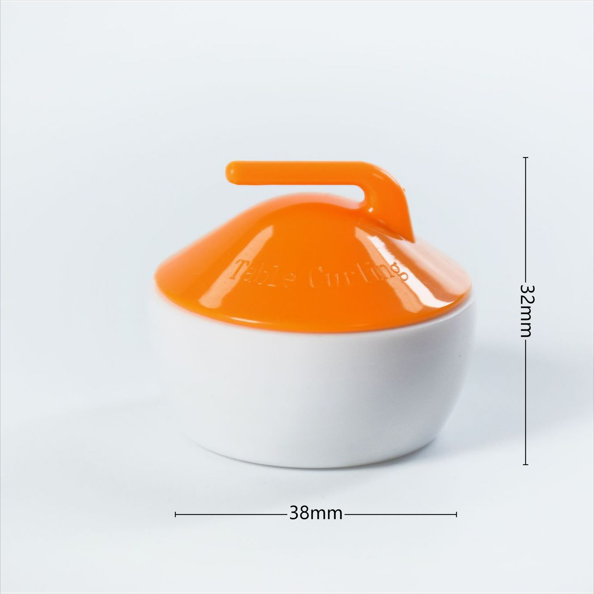 Mini juego de curling de plástico ABS para niños, juguete educativo de mesa, juego de competición de curling, bola de curling de mesa, venta al por mayor.