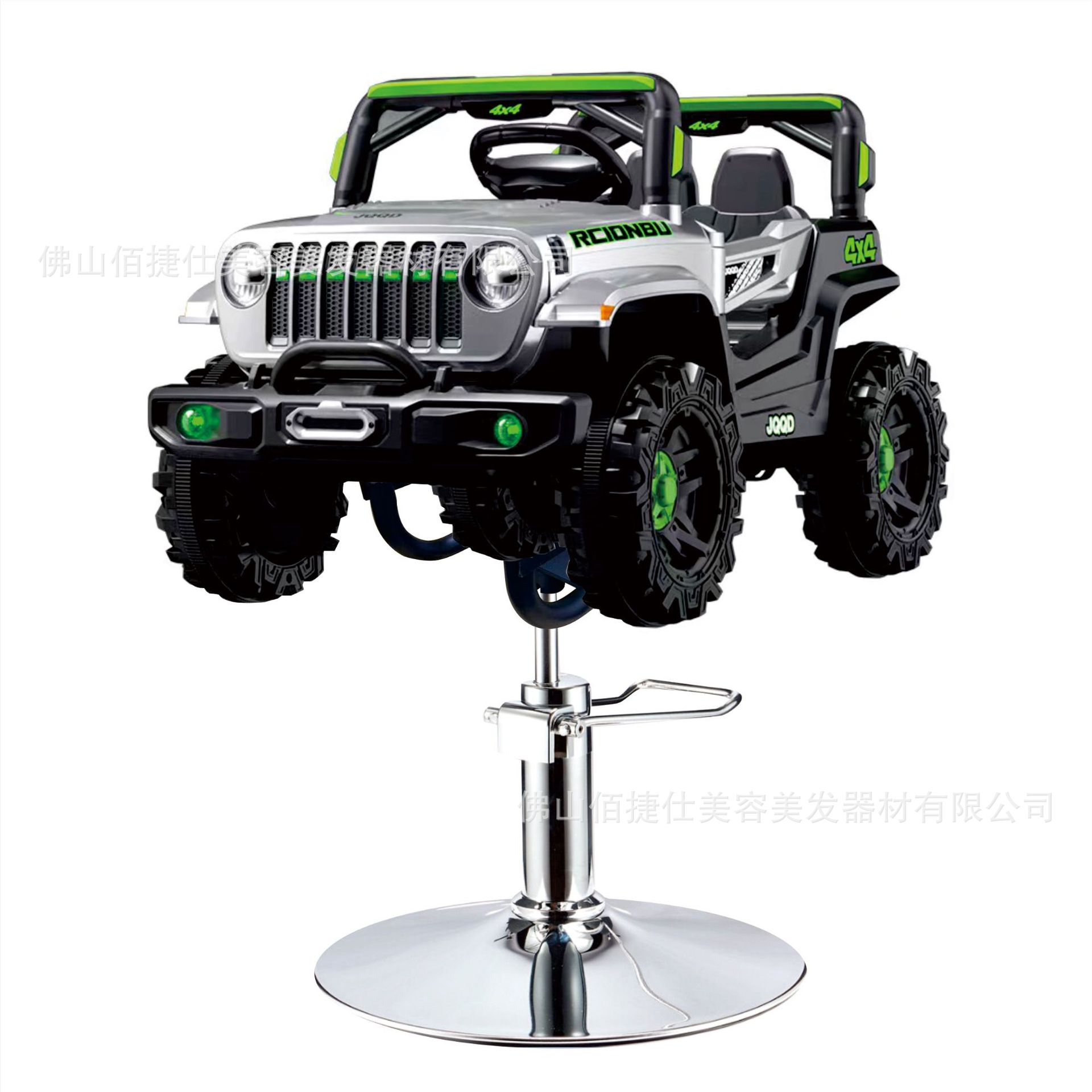 Asiento eléctrico de barbero infantil silla de barbero de automóvil elevación silla giratoria música barbero de automóvil para niños silla de corte de pelo para niños